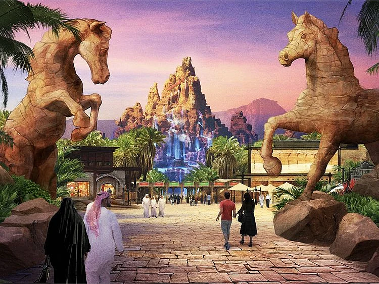 Stock - Qiddiya water theme park 