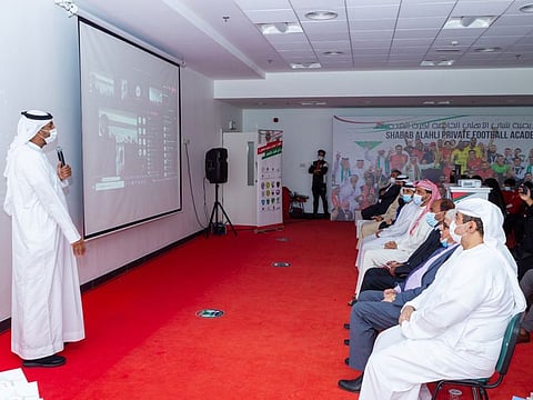 During their visit to the Shabab Al-Ahli academy, the first Child Protection Forum, entitled ‘Child Protection Ambassadors’ was organised by the club officials, in cooperation with a number of agencies related to child protection.