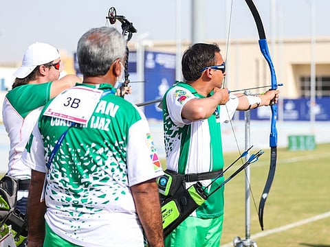 Waleed Aziz says archery has given him a new life and that the more he shoots the better he feels.