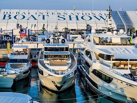 More than 400 boats and yachts will line up from March 9-13 for the Dubai boat show. 