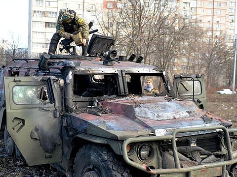 The battle for Ukraine: Russian troops enter Kharkiv