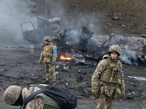  On the sixth day of fighting in Ukraine Tuesday, Russia is building up its forces near the capital Kyiv.