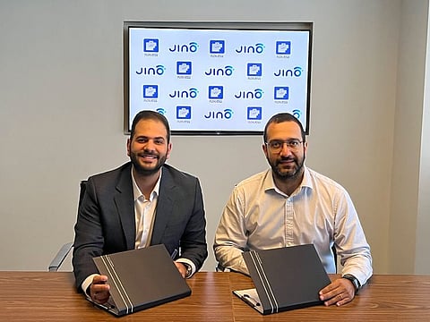 Abdullah Abu-Hakmeh Founder of FlogApp Service Application & Bechara Haddad General Manager of Jino Car Services 