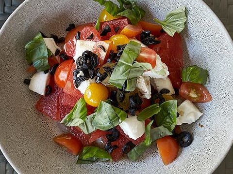 Watch Season 2 : Cook with Gulf News Food -  Emirati Watermelon Mozzarella Salad