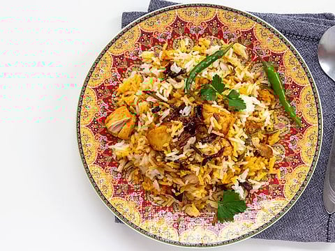 Emirati Machboos with Desert Truffles recipe