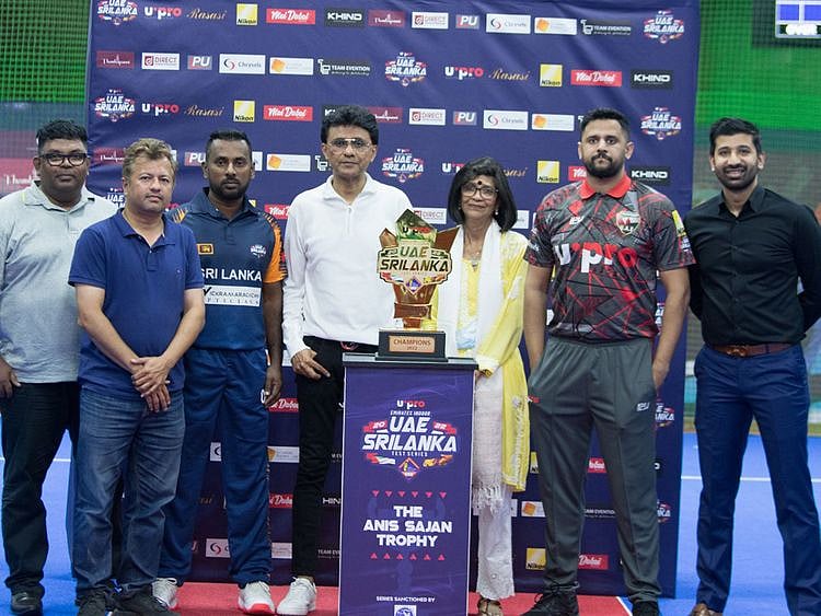 Anis Sajan with the winners