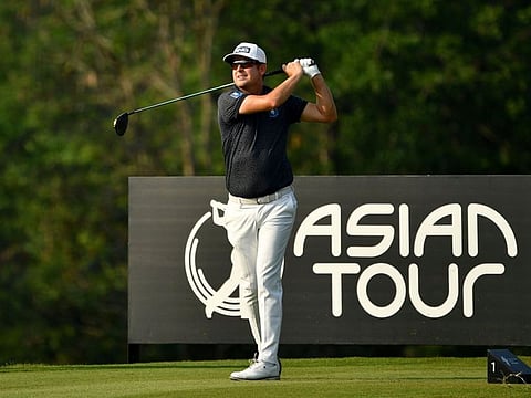 MG Keyser (RSA) representing Jumeirah Golf Estates on the golf course at Black Mountain Golf Club on his way to a six under par 66 in the International Series - Thailand on the Asian Tour.