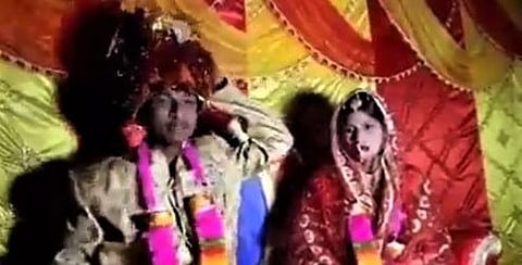 Wedding in progress in Bihar village. The groom said he was promised hefty cash and gold jewellery as dowry but his would-be father-in-law didn’t fulfill the promise.