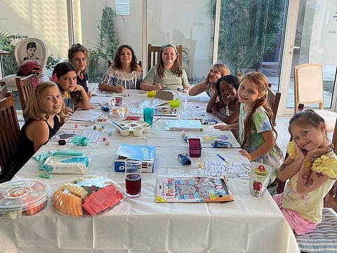 The Veneto community's girl scouts.