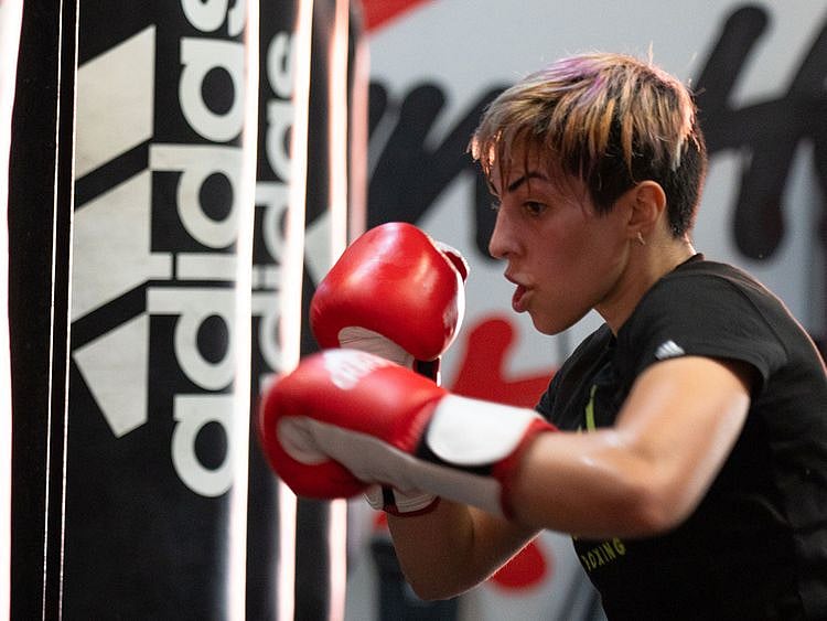 Anahit Aroyan of Armenia is fighting in Dubai