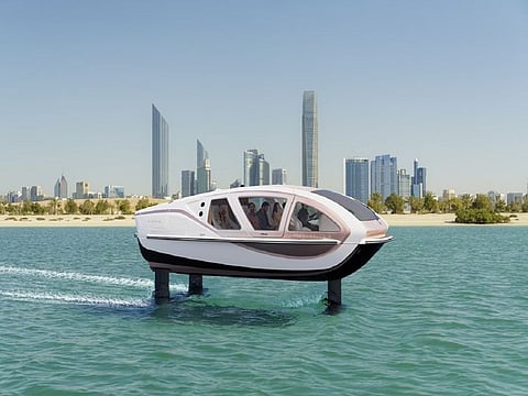X Pearl - SeaBubbles' exclusive UAE edition iconic hydrogen flying boat 