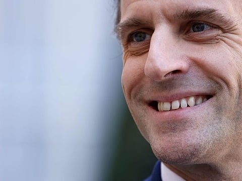 At just 30 days from the first round of voting, Macron, the 44-year-old former investment banker has seen a spike in opinion polls since last week, garnering 30 per cent of intentions to vote in several surveys.
