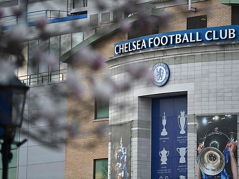 Chelsea shirt sponsor Three announced it was suspending its deal with the Premier League club after the UK government slapped sanctions on Russian owner Roman Abramovich.