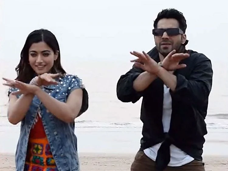 Rashmika Mandanna and Varun Dhawan