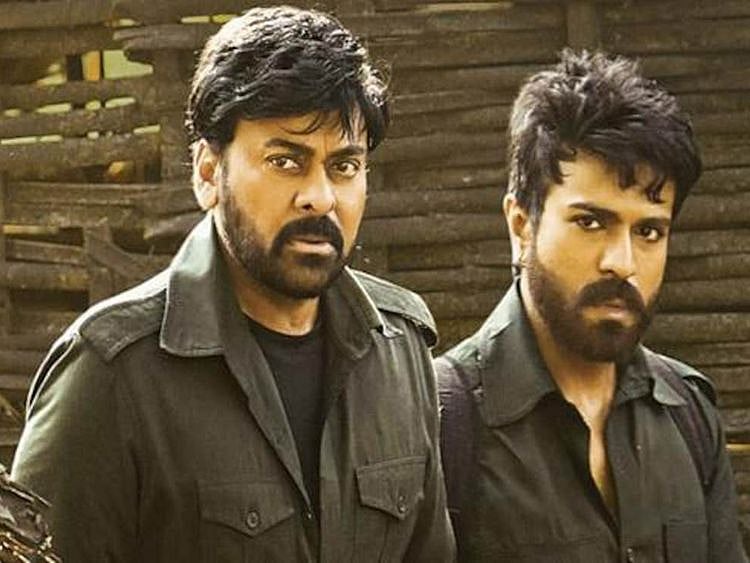 Chiranjeevi and Ram Charan in 'Acharya'