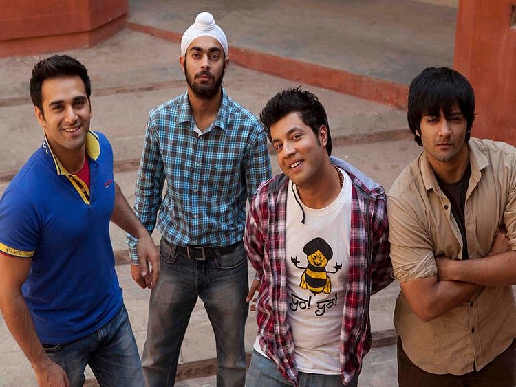 The cast of Fukrey