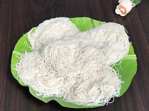 Idiyappam or string hoppers 