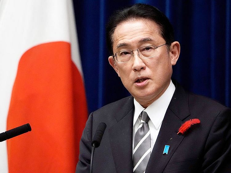 Japanese Prime Minister Fumio Kishida