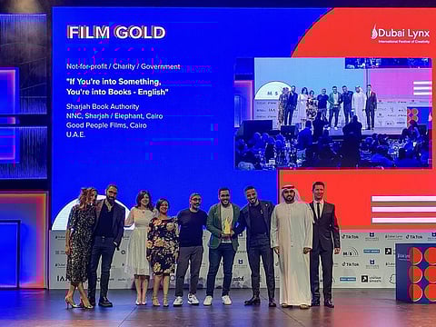 The ‘Into Books’ campaign, with the slogan ‘If you’re into something, you’re into books’, resulted in SBA’s debut win at Dubai Lynx. 