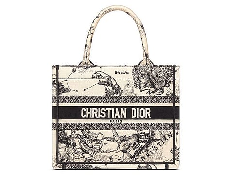 The small Dior Book Tote rounds out the range, making it the fourth available size.