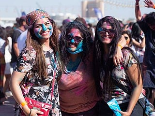 Photos: Holi celebrated at Colour Fest 2022