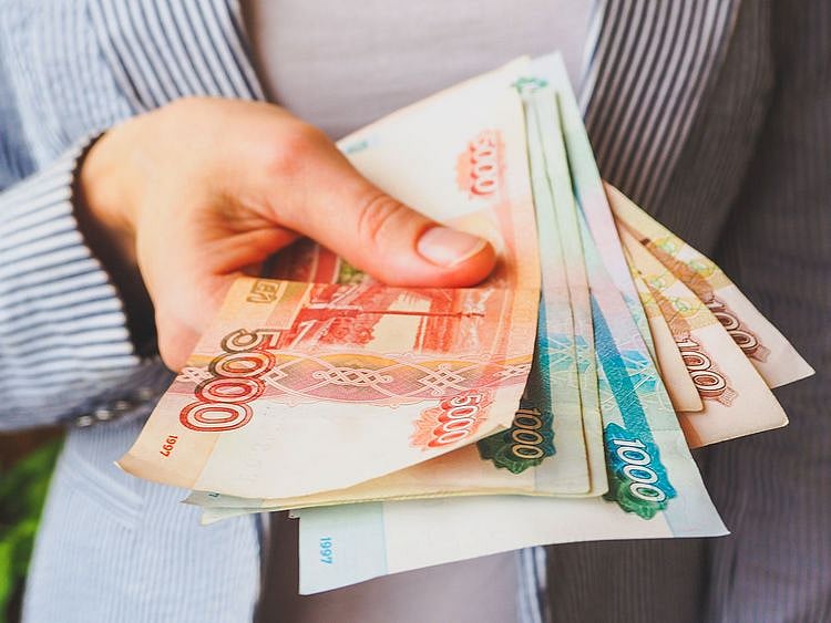 STOCK Russian ruble