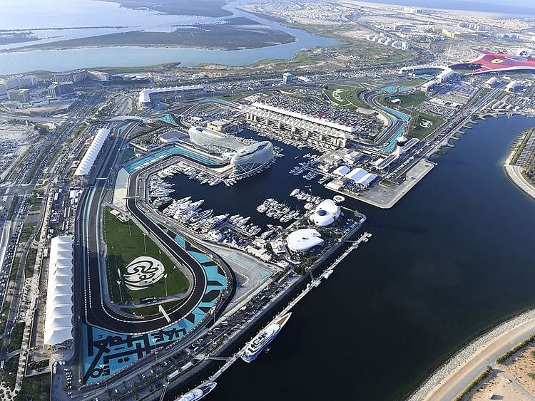 STOCK Yas Marina circuit Abu Dhabi