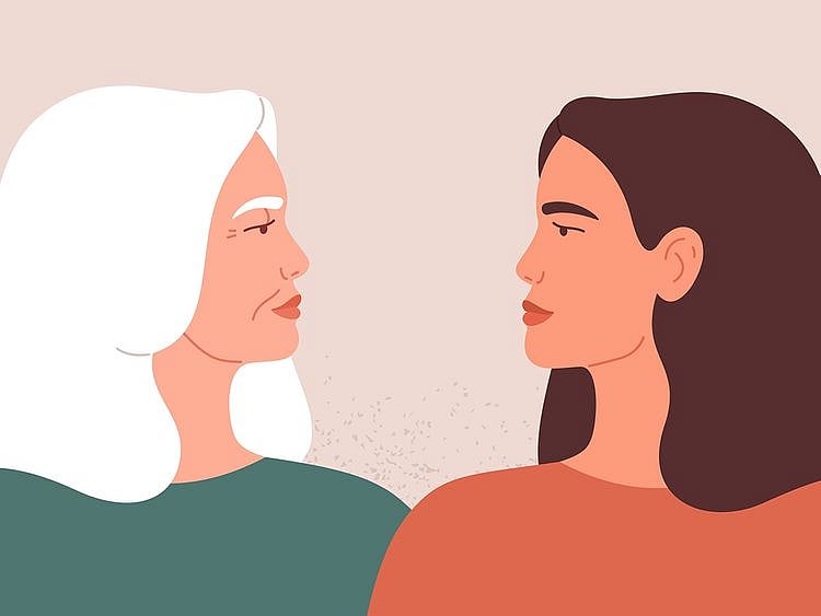 mother and daughter