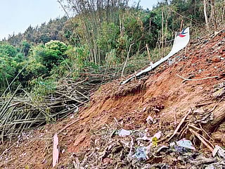 Photos: Chinese plane with 132 people onboard crashes in Guangxi