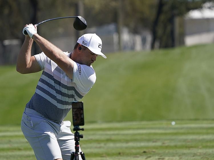 Bryson DeChambeau during practice prior to the WGC-Dell Technologies Match Play 
