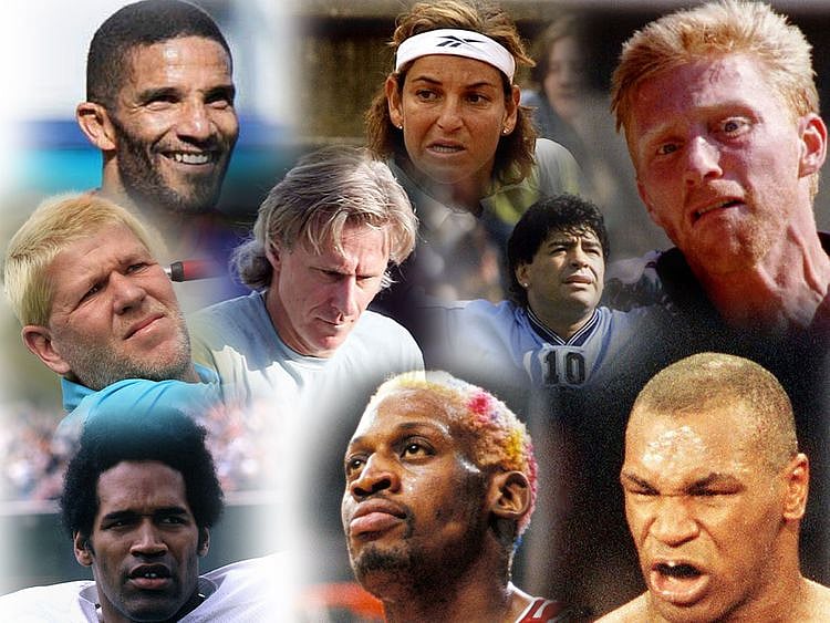 Sports stars broke