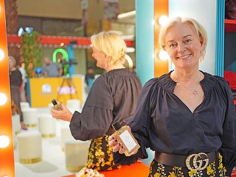 Jo Malone during an interview with Gulf News in Dubai