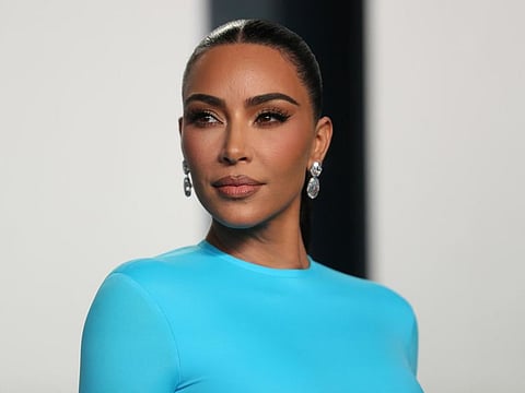 Kim Kardashian arrives at the Vanity Fair Oscar party during the 94th Academy Awards in Beverly Hills, California, US, March 27, 2022.