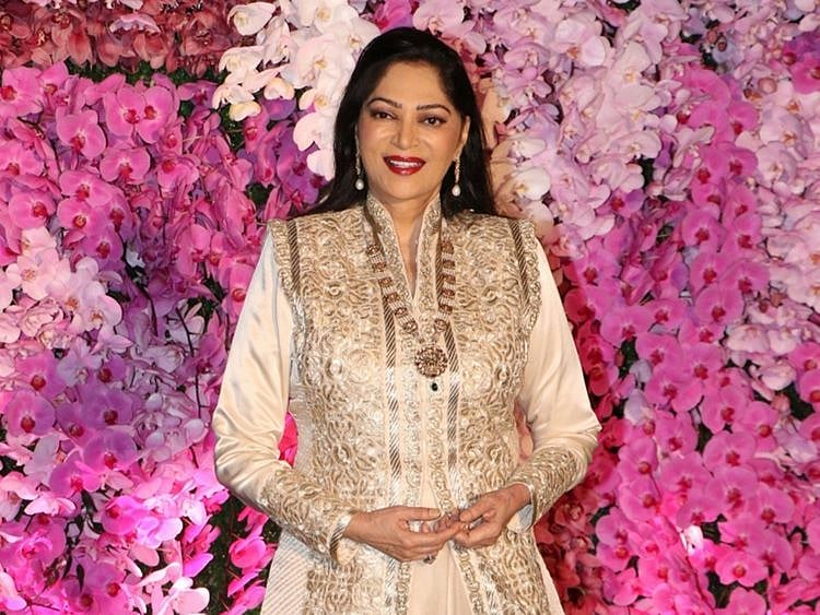 Actress Simi Garewal in Mumbai on March 10, 2019