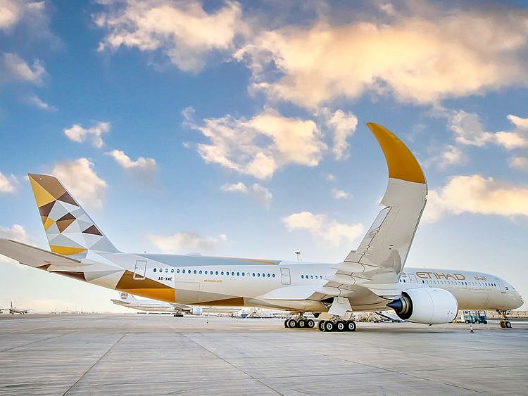 STOCK Etihad Airways A350