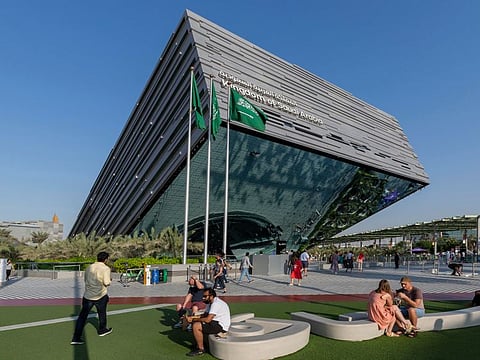 The Saudi Arabia Pavilion at Expo 2020 Dubai.