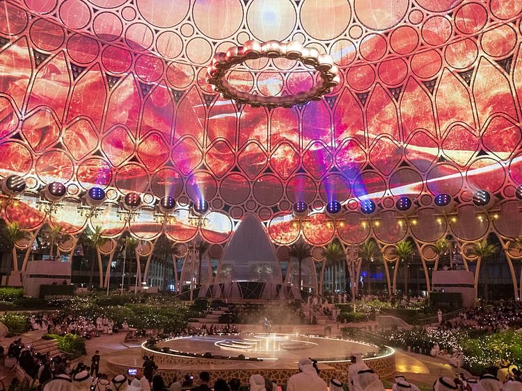 Yo-Yo Ma performs during the Expo 2020 Dubai Closing Ceremony at Al Wasl_Large Image_m71498-1648744936079