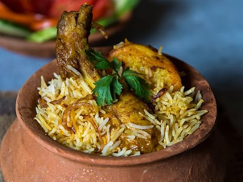 Mughlai Murgh or Chicken Biryani recipe