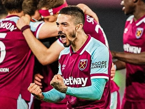 West Ham United's Manuel Lanzini was unhurt following a car crash last week and could be fit to face Everton tomorrow in the Premier League.