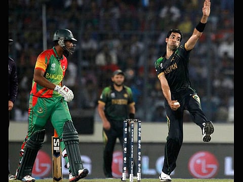 Former Pakistan player Umar Gul (right) will take up a bowling consultancy role with the Afghanistan cricket team.