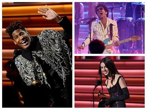 Jon Batiste, Bruno Mars from Silk Sonic and Olivia Rodrigo