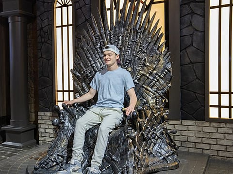 ‘Stranger Things’ star Noah Schnapp in Dubai.