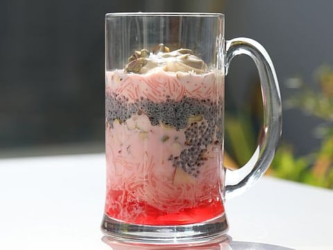 Indian Falooda for summer in the UAE