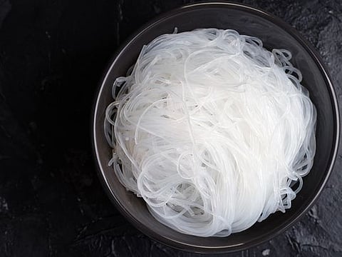 Iranian Sweet Faloodeh Noodles