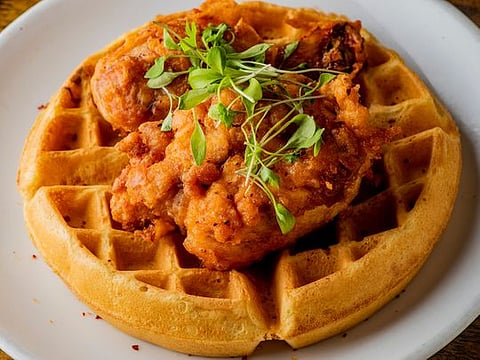 Recipe for fried chicken waffles