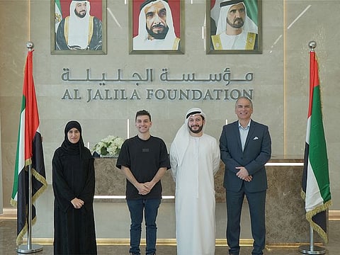 Mariam Al Madani, Manager, Partnerships and Sustainability, Ahmad Haffar, Popularly known as Voice of Dubai, Rashed Al Mohtadi, Manager, Partnerships and Sustainability, and Brian De Francesca, Director - Operations, HBRH