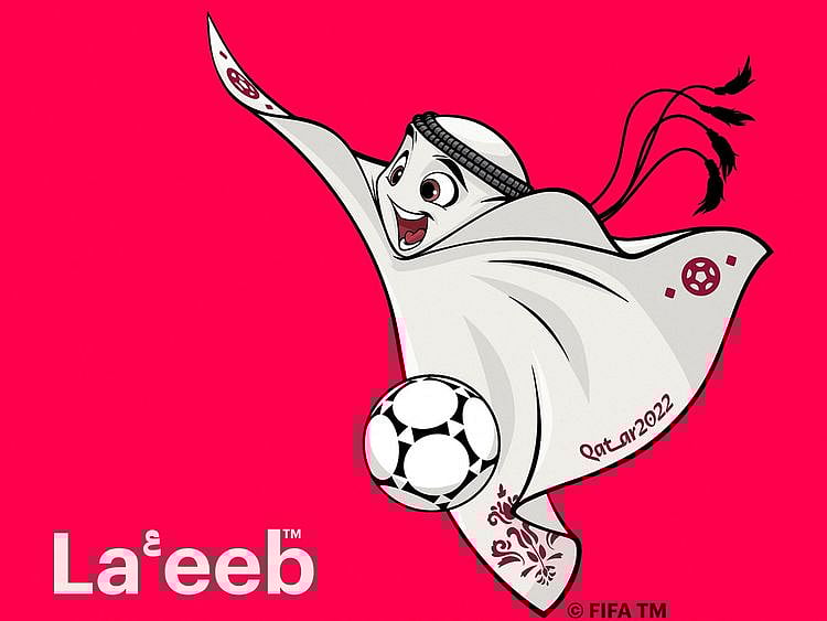 La'eeb the official mascot for the FIFA World Cup Qatar 2022