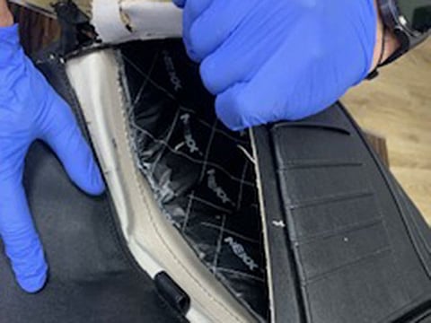  Dubai Customs officials thwart a female passenger's attempt to smuggle 8.3 kilograms of crystal meth into the emirate.