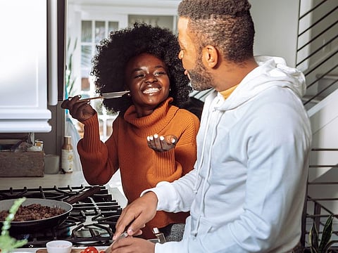 Does your partner like it when you cook for them? They might be speaking a love language. 
