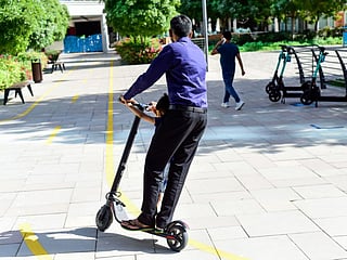  Bicycles must be parked only in designated areas and must not obstruct vehicles or pedestrians.